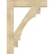 Ekena Millwork Merced Block Rough Sawn Bracket, Douglas Fir, 6"W x 36"D x 48"H BKT06X36X48MRC05RDF - alternate 4